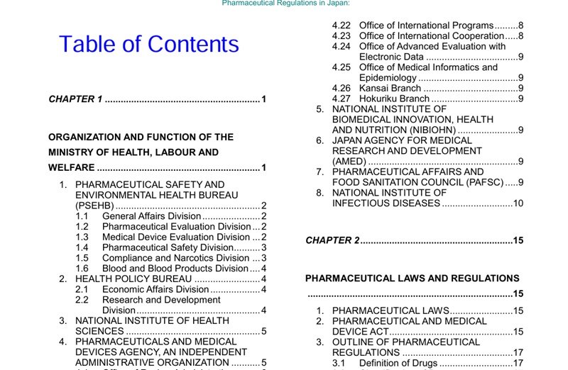 Pharmaceutical Administration and Regulations in Japan (JPMA 2020)
