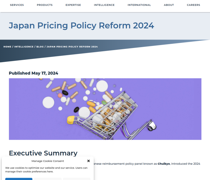 Japan Pricing Policy Reform 2024
