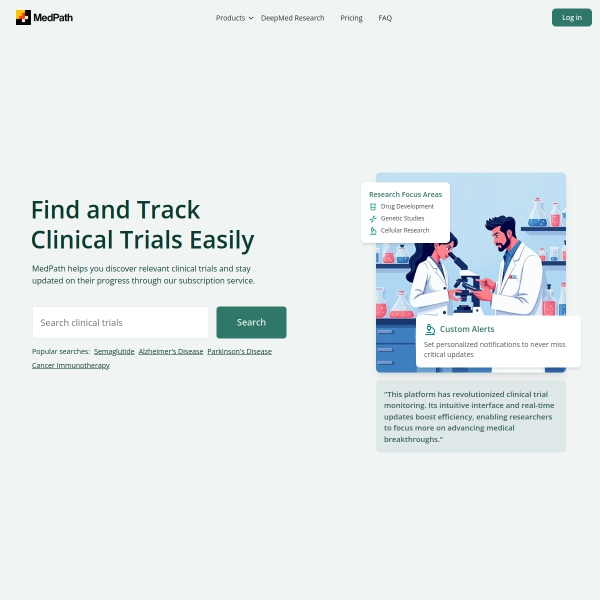 MedPath Clinical Trial Search